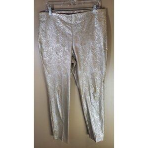 International Concepts Faux Leather Shiny Snakeskin Print Nylon Blend Size 16